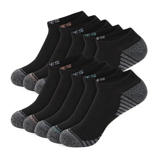 Hanes Moves Women&rsquo;s No Show Socks, X-Temp, Shoe Size 5-9, 10-Pairs