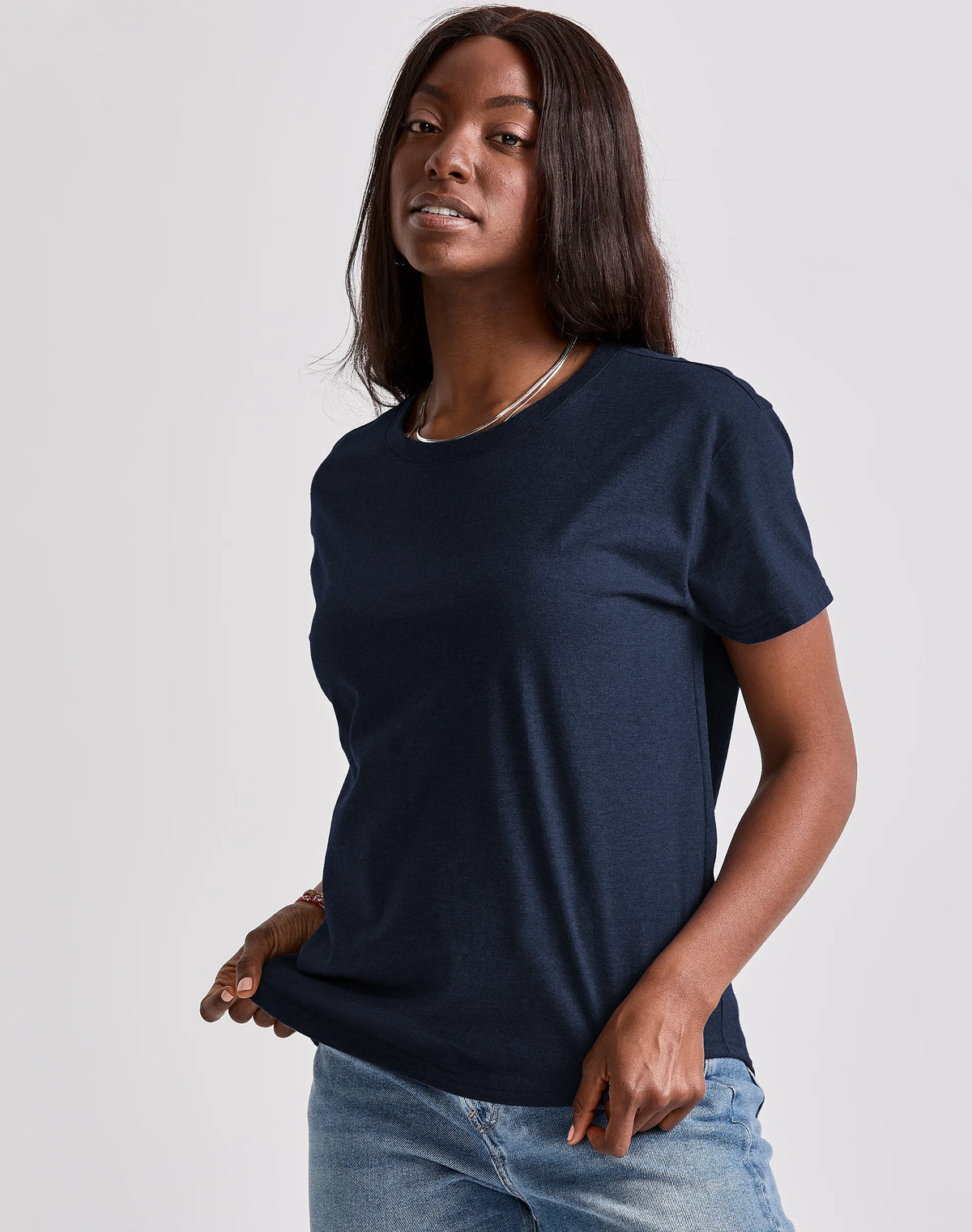 Hanes Originals Women's Tri-Blend T-Shirt, Relaxed Fit