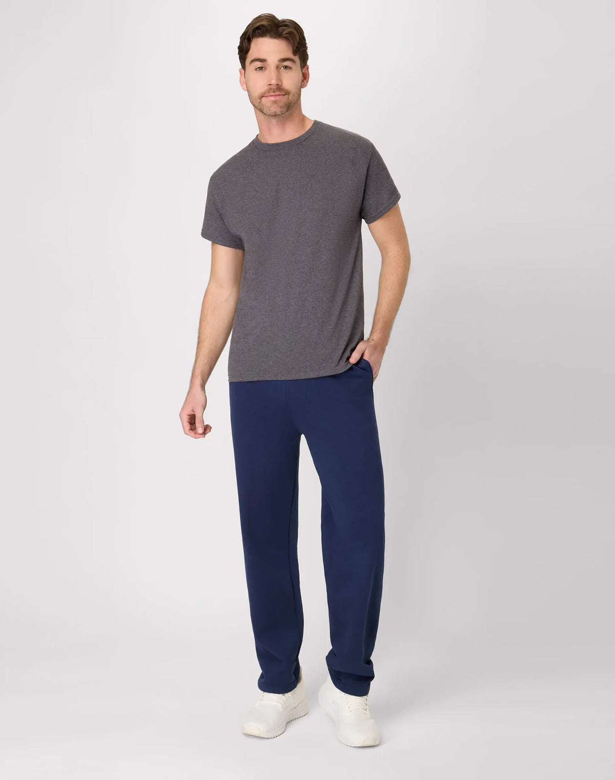 Hanes EcoSmart Men's Fleece Sweatpants with Pockets, 30.5"