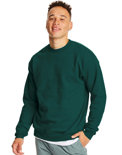 Hanes EcoSmart Men's Fleece Sweatshirt, Value 2-Pack (Big & Tall Sizes Available)