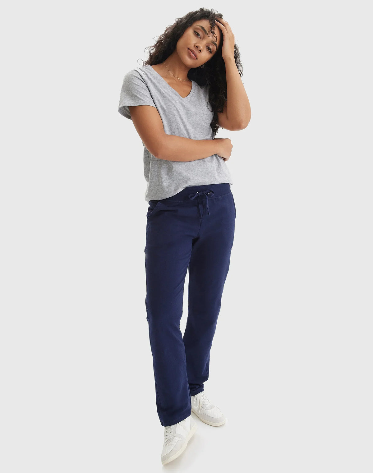 Hanes Women's French Terry Pants with Pockets, 31"