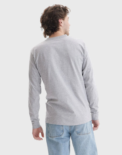 Hanes Authentic Men's Long Sleeve Pocket T-Shirt