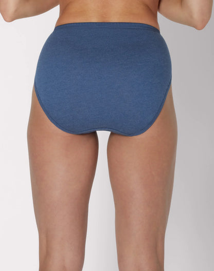 Hanes Ultimate Women's Breathable Hi-Cut Underwear, 6-Pack