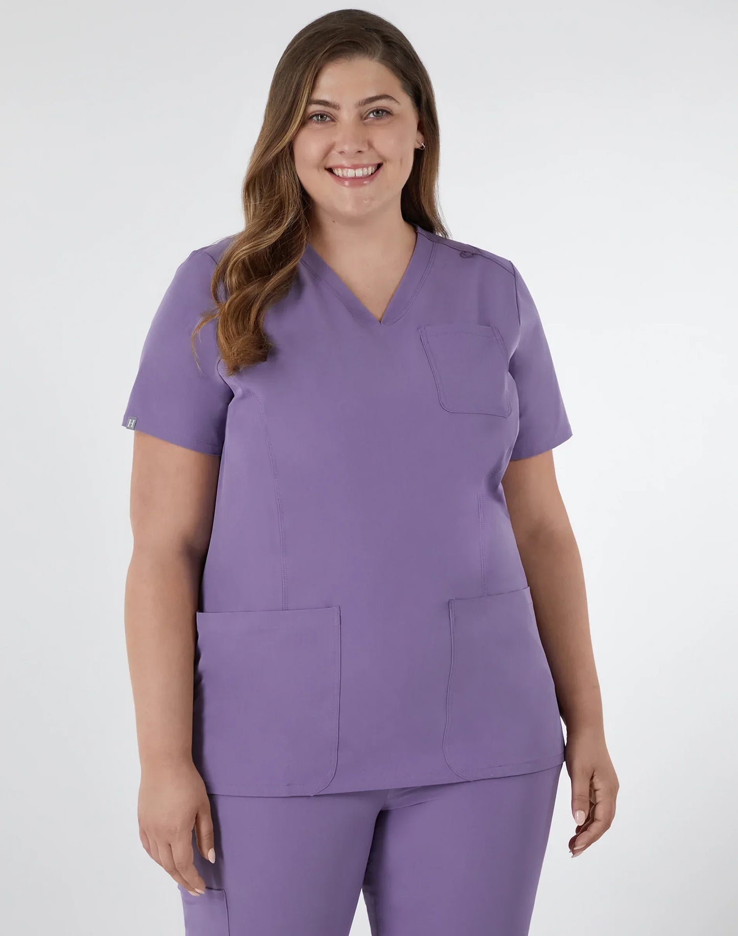 Hanes Comfort Fit Scrubs Women's Rib Back Scrub Top