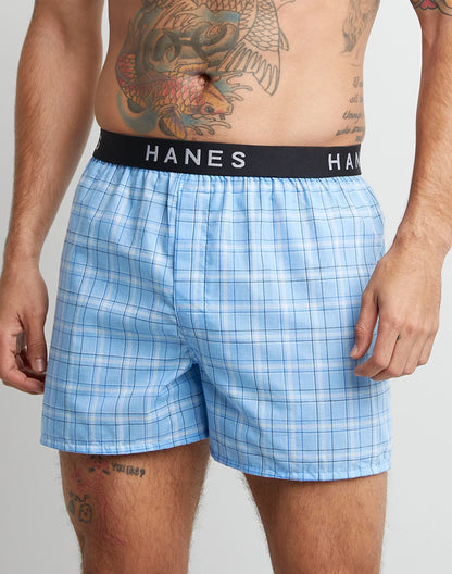 Hanes Ultimate Men's Boxer Underwear, Moisture-Wicking, 5-Pack