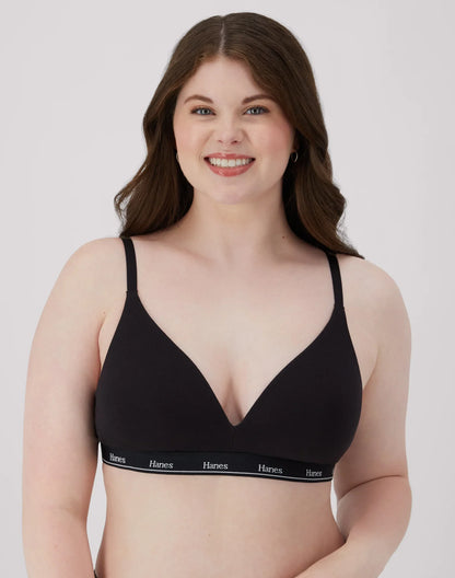 Hanes Originals Women's Contour Bra, Moisture-Wicking Stretch Cotton