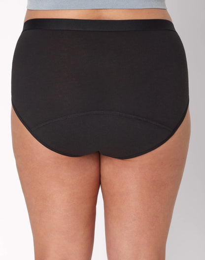 Hanes Just My Size Comfort, Period. Brief Period Underwear, Super Leaks, 2-Pack (PLUS SIZES)