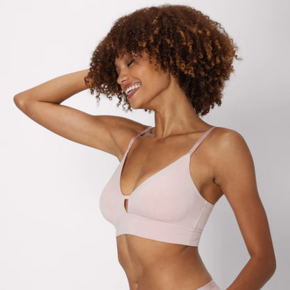 Hanes Originals Women's SuperSoft Longline Triangle Bralette