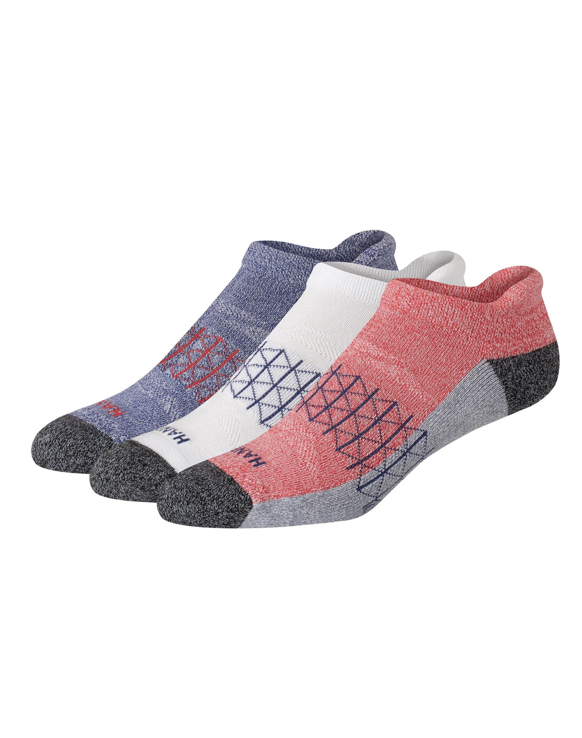 Hanes Absolute Active Men&rsquo;s Cushioned Heel Shield Socks, Shoe Sizes 6-12, 3-Pairs