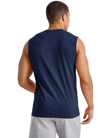 Hanes Men's Cotton Muscle Tank, 3-Pack