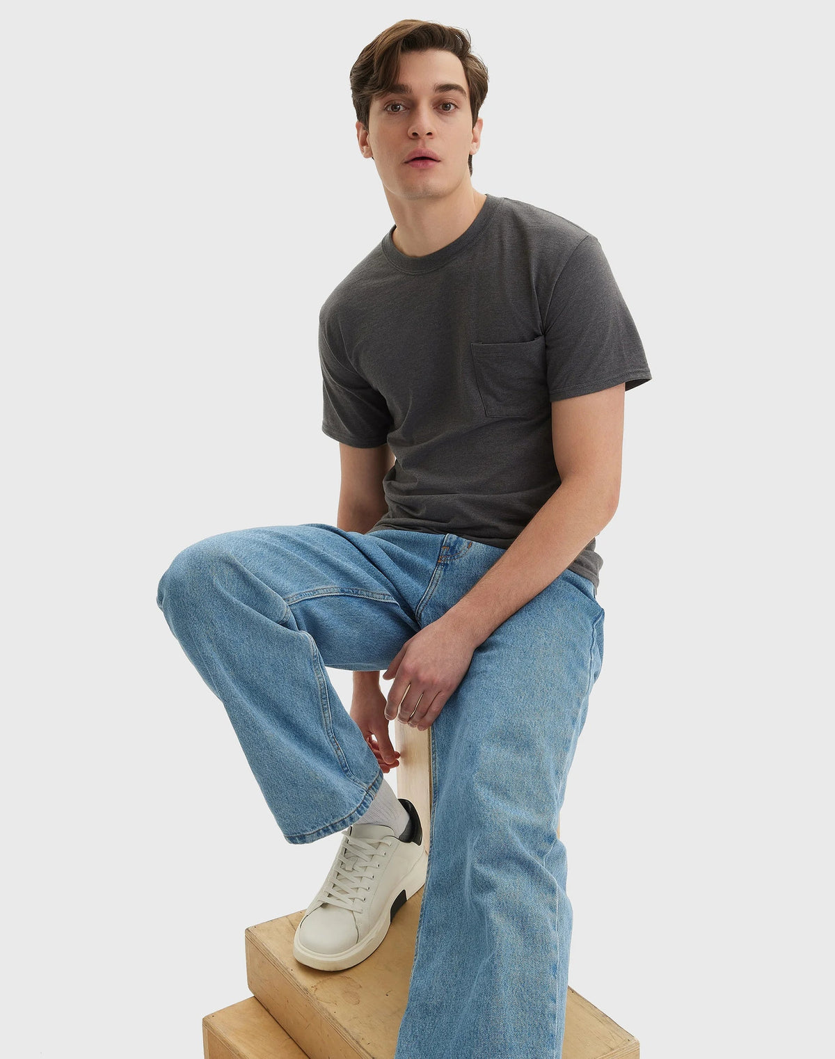 Hanes Beefy-T Unisex Cotton Pocket T-Shirt