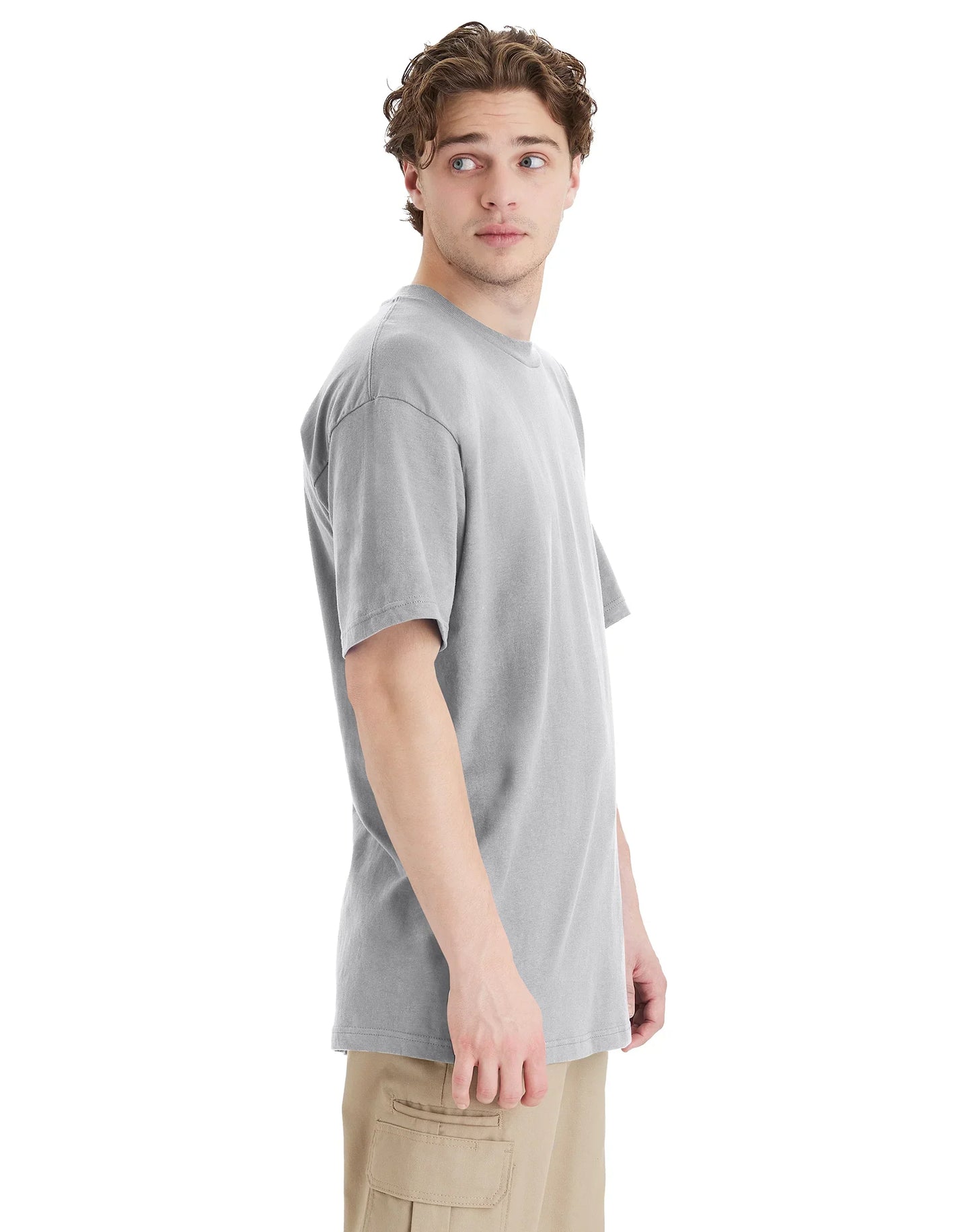 Hanes Beefy-T Men's Heavyweight Cotton T-Shirt (Big &amp; Tall Sizes)