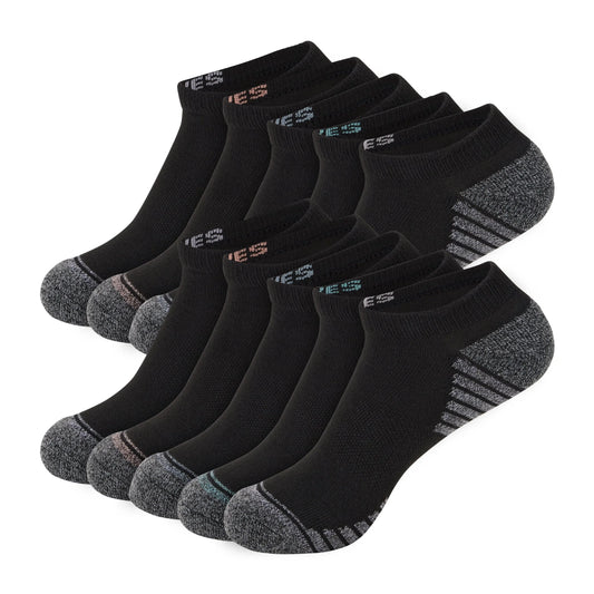 Hanes Moves X-Temp Women&rsquo;s No Show Socks, 10-Pairs, Shoe Sizes 8-12
