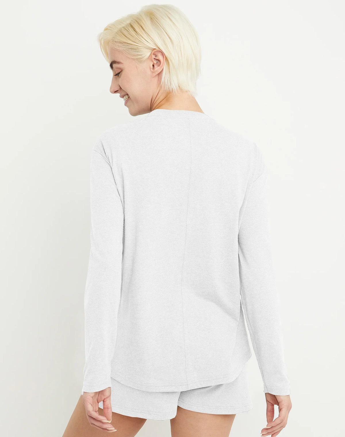 Hanes Originals Tri-Blend Women's Long Sleeve T-Shirt, Relaxed Fit
