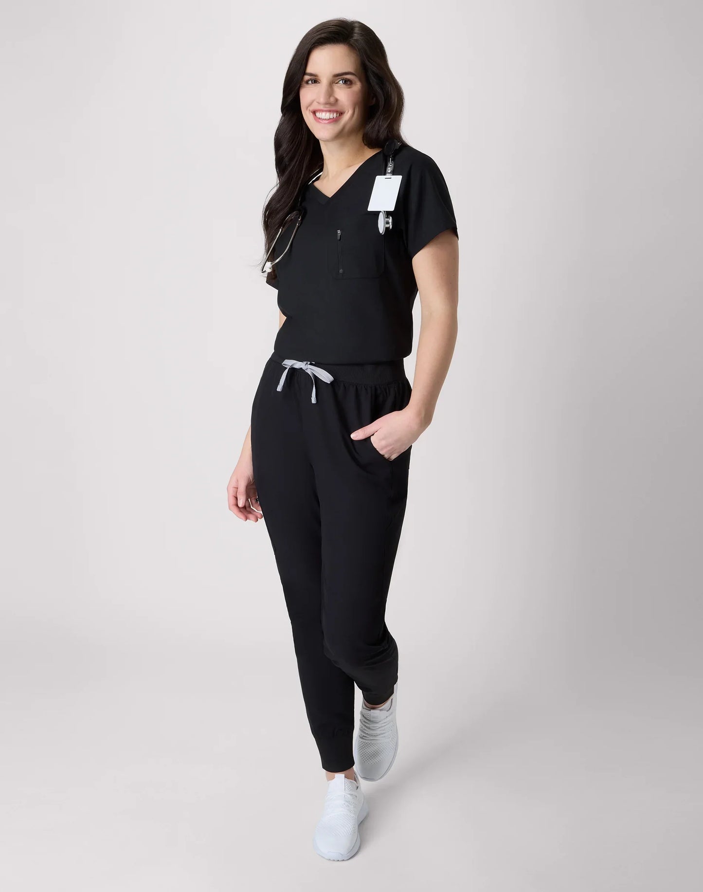 Hanes Premium Scrubs Women's 1-Pocket Scrub Top