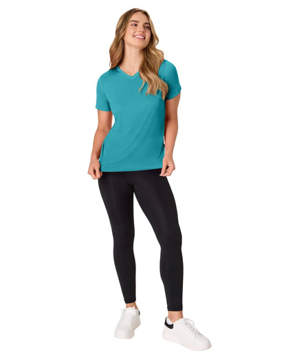 Hanes Sport Cool DRI Women's Performance V-Neck T-Shirt, 5-Pack