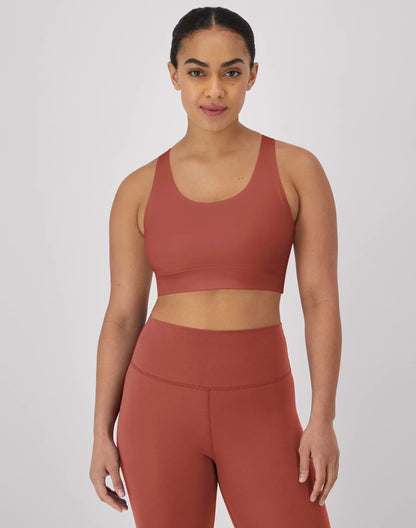 Hanes Moves Women's Crop Sports Bra, Racerback