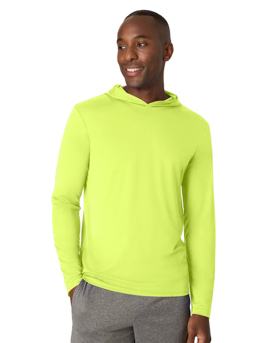Hanes Cool DRI Men’s Hooded T-Shirt, 3-Pack, Moisture-Wicking