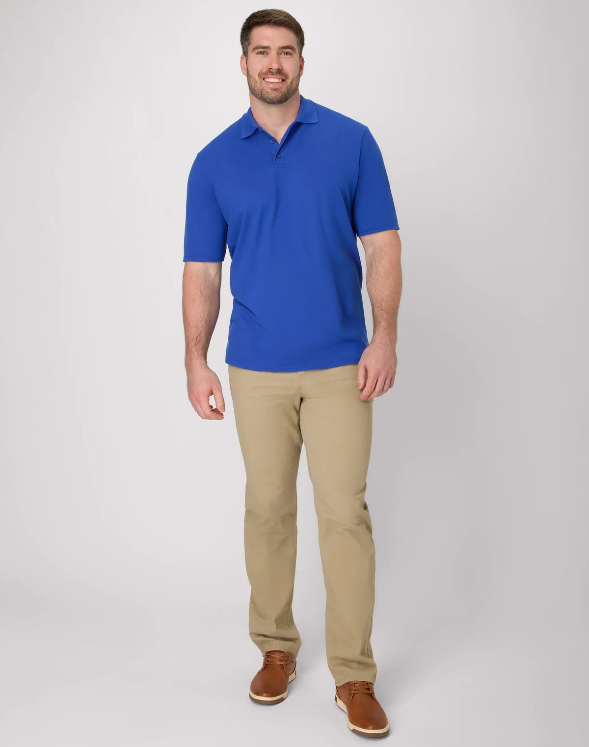 Hanes Men's Pique Polo Shirt (Big &amp; Tall Sizes Available)