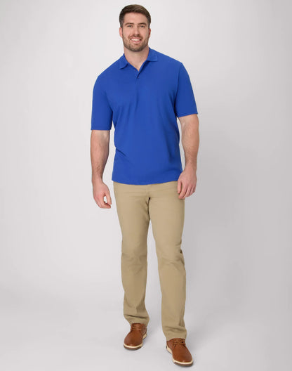 Hanes Men's Pique Polo Shirt (Big &amp; Tall Sizes Available)