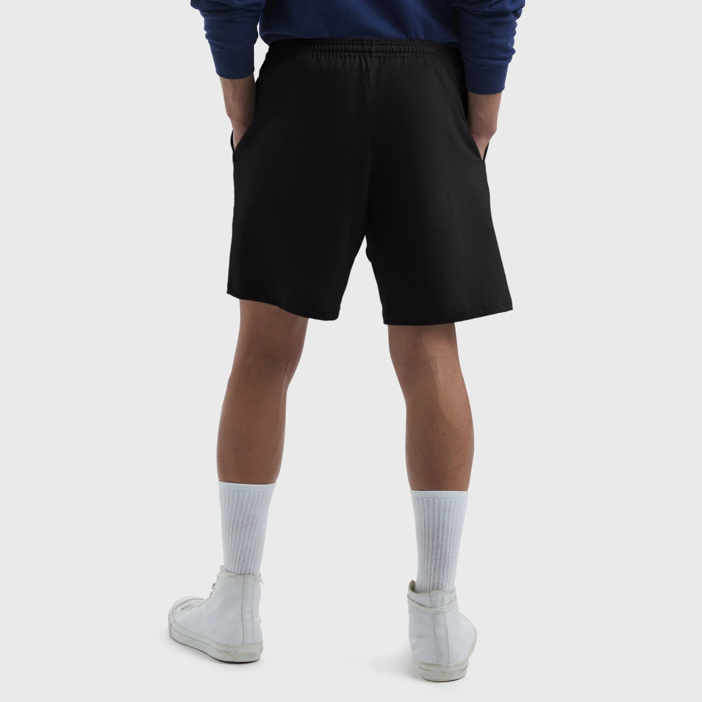 Hanes Essentials Men's Cotton Shorts With Pockets, 7.5"