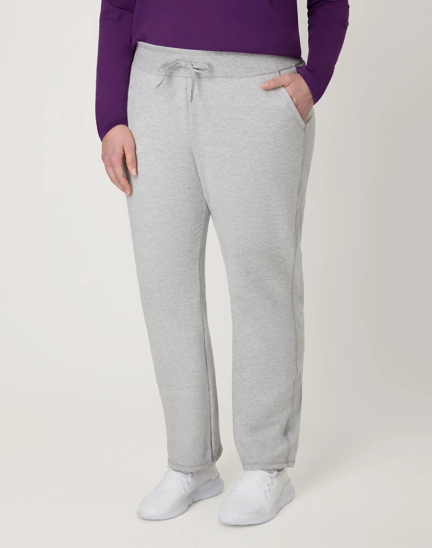 Hanes Women's French Terry Pants with Pockets, 31"