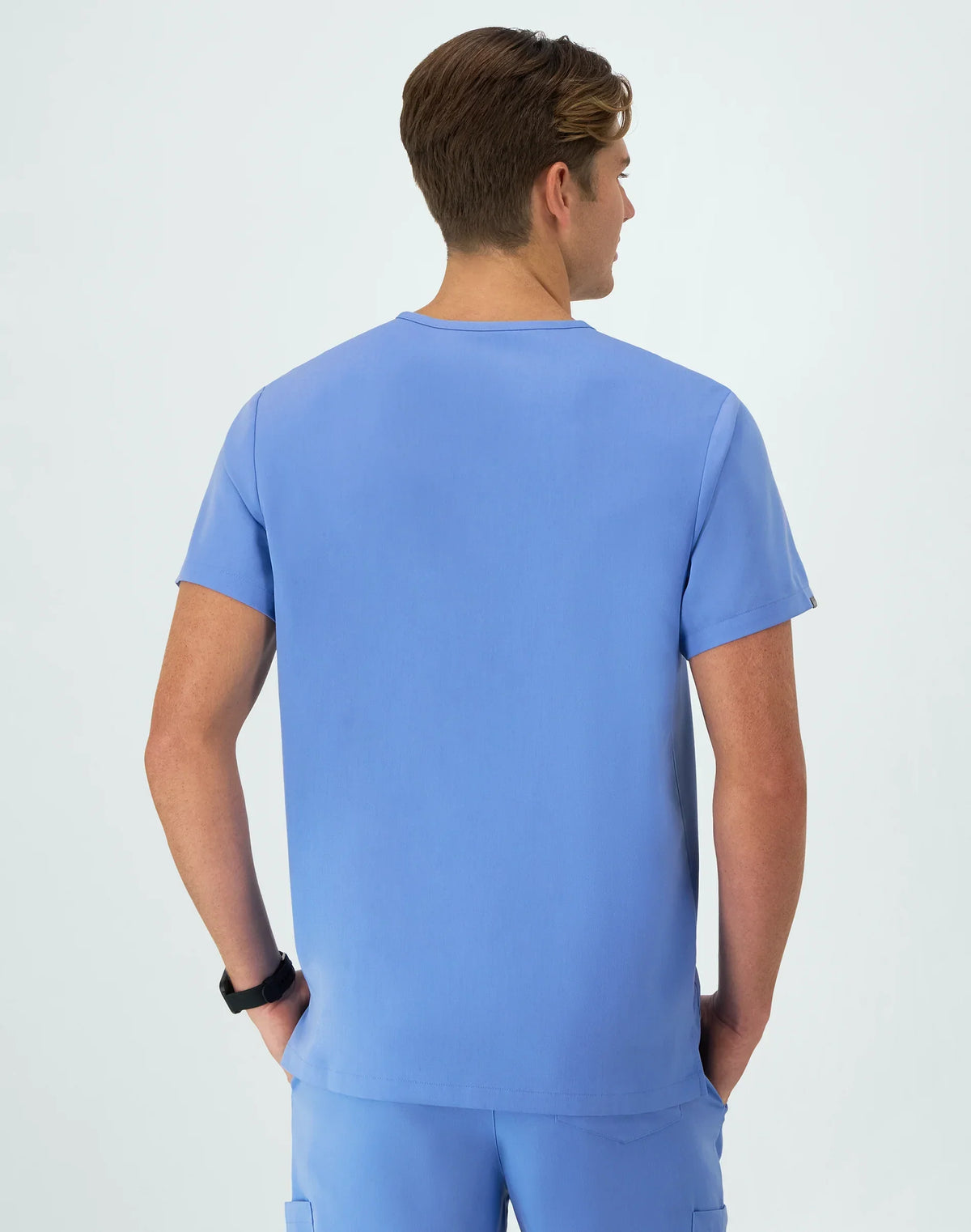 Hanes Comfort Fit Scrubs Men's V-Neck Scrub Top