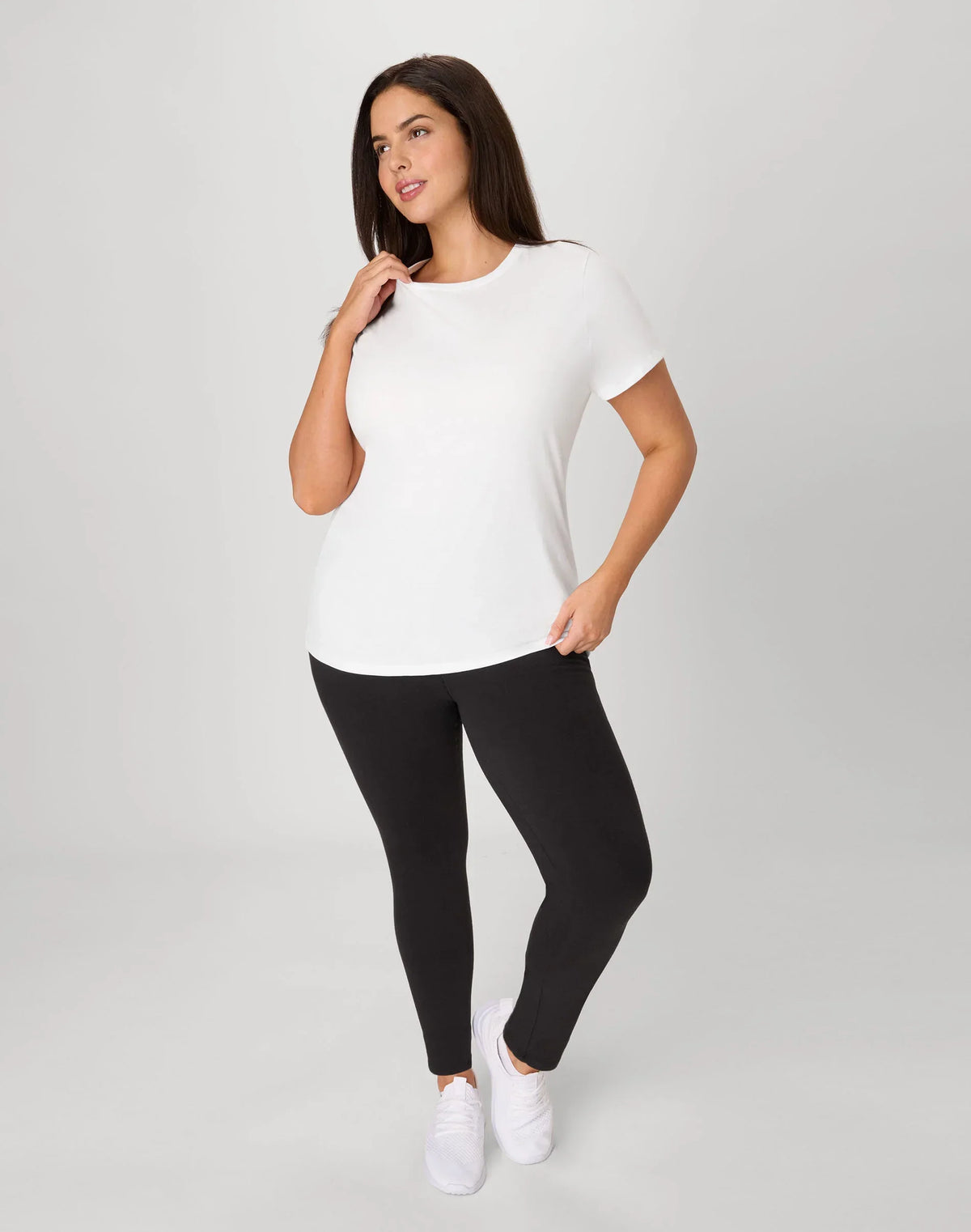 Hanes Just My Size Women&rsquo;s Cotton Crewneck T-Shirt (Plus Size)