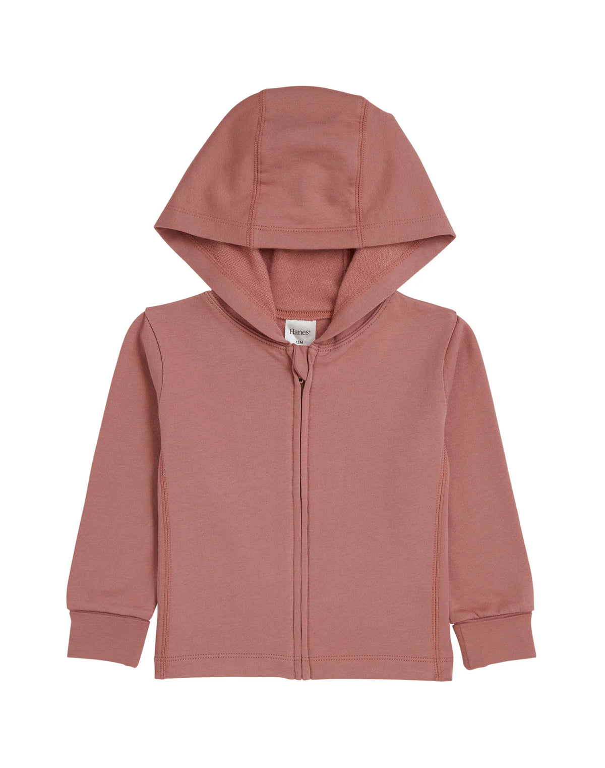 Hanes Pure Comfort Baby Lightweight French Terry Full-Zip Hoodie, Organic Cotton, Boys &amp; Girls