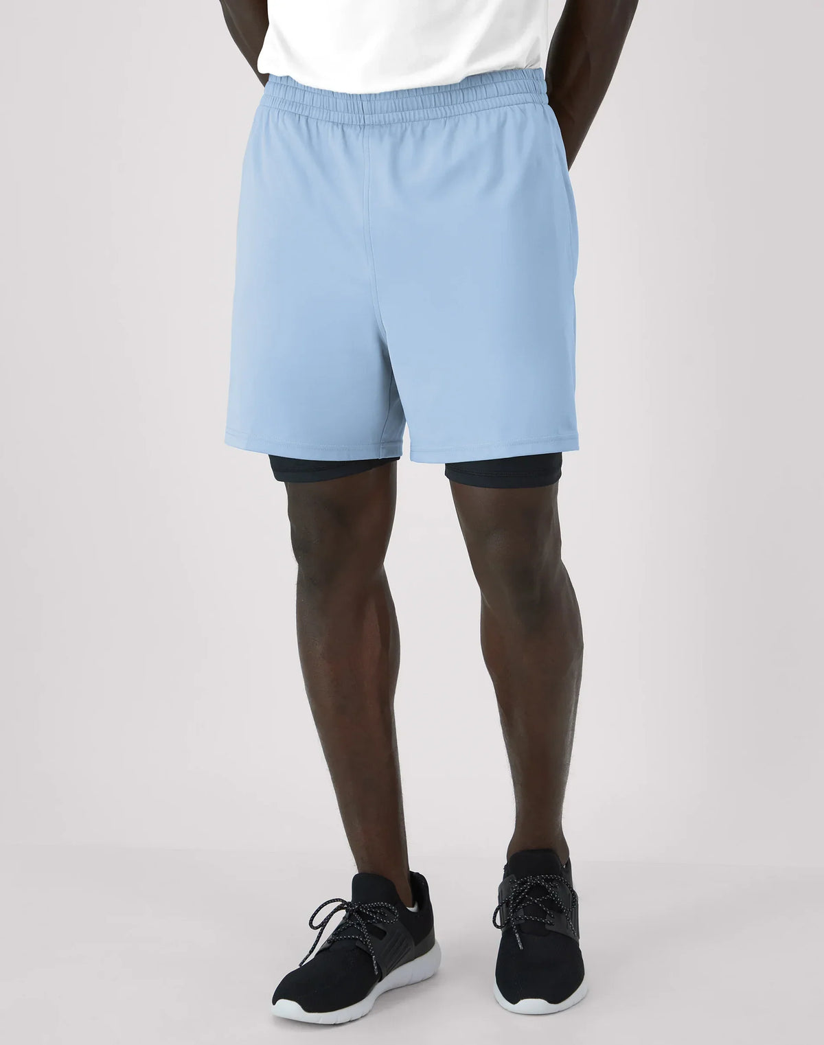 Hanes Moves Men's 2-in-1 Gym Shorts, 5" Inseam