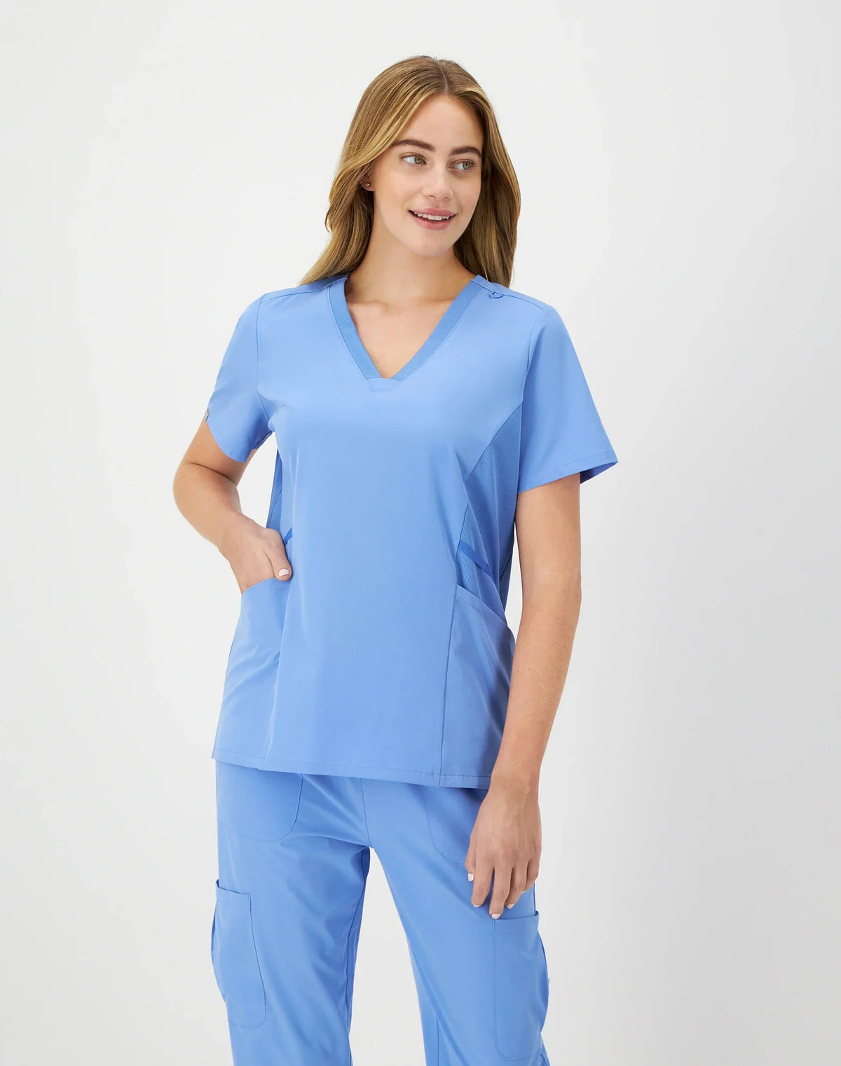 Hanes Comfort Fit Scrubs Women's Scrub Top