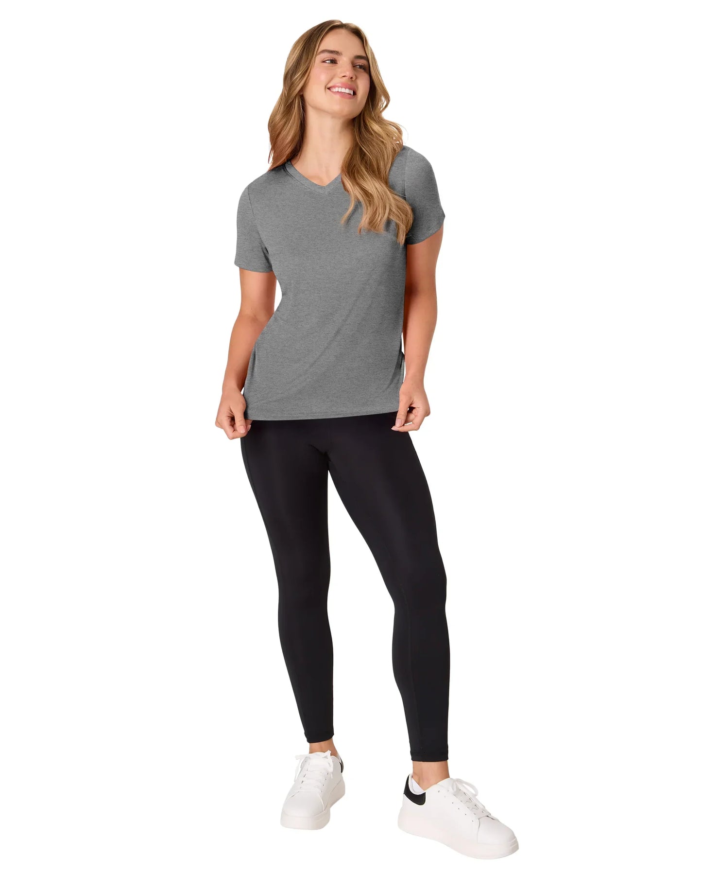 Hanes Sport Cool DRI Women's Performance V-Neck T-Shirt, 5-Pack