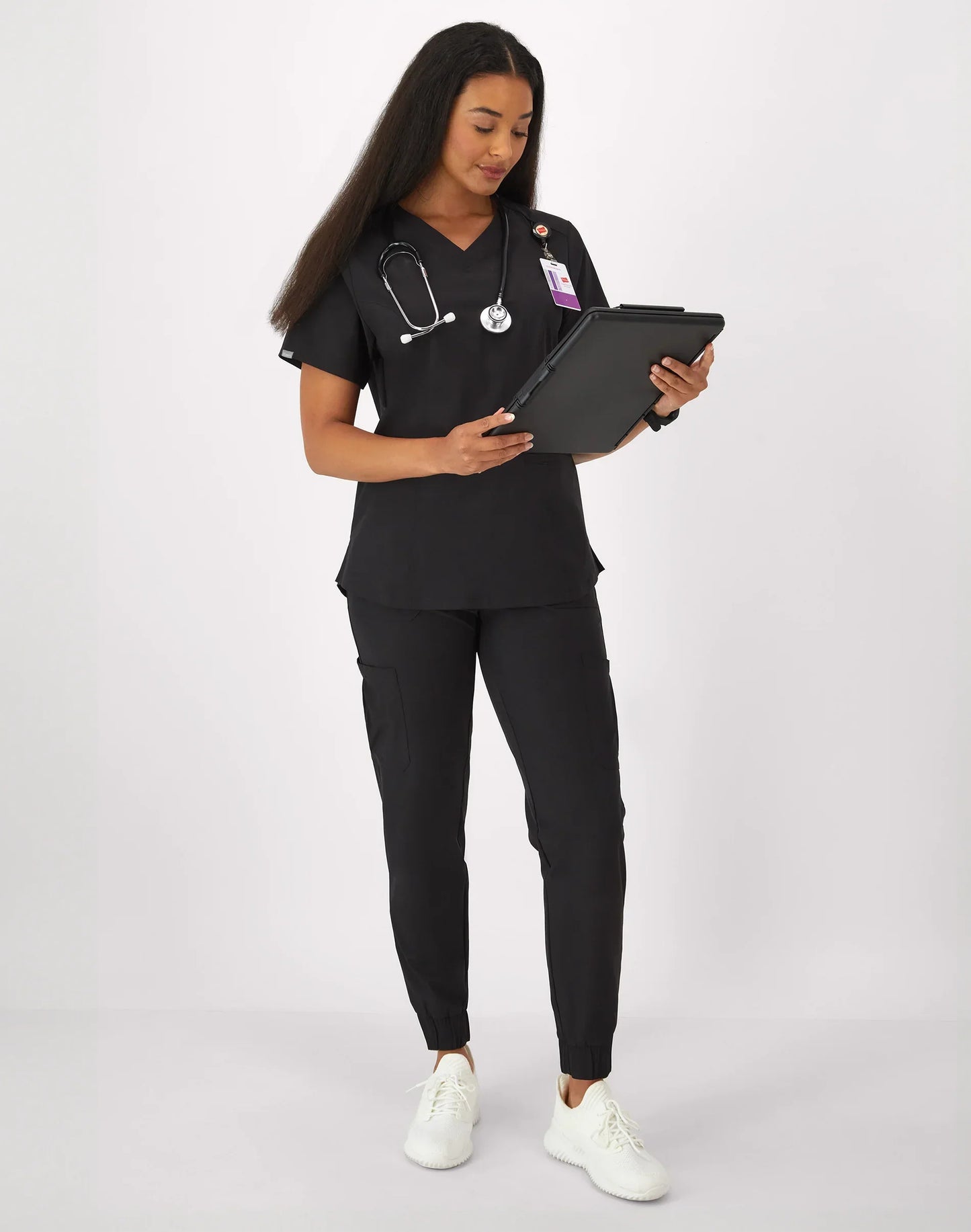 Hanes Comfort Fit Scrubs Women&rsquo;s V-Neck Scrub Top