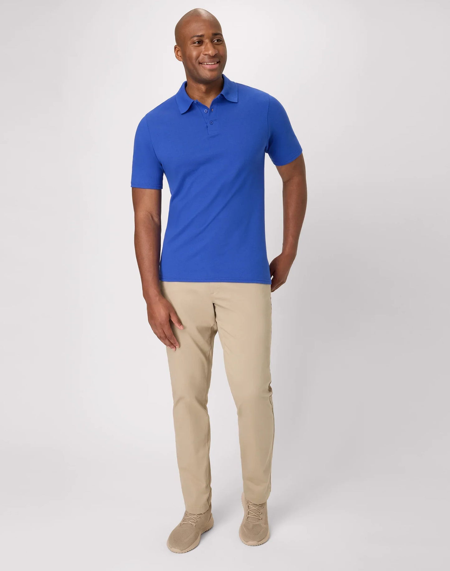 Hanes Men's Pique Polo Shirt (Big &amp; Tall Sizes Available)