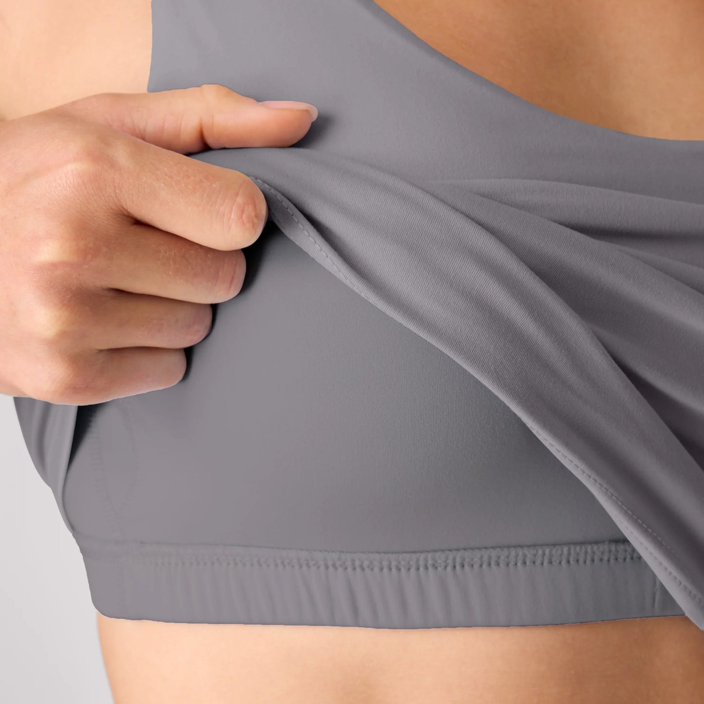 Hanes CoolDRI Women's Crop Tank with Built-in Shelf Bra, 3-Pack