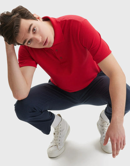 Hanes Men's Pique Polo Shirt (Big &amp; Tall Sizes Available)