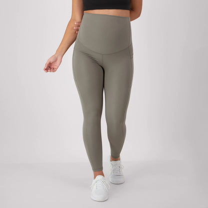 Hanes Maternity Women's Stretch &amp; Recover 7/8 Leggings, 25" Inseam