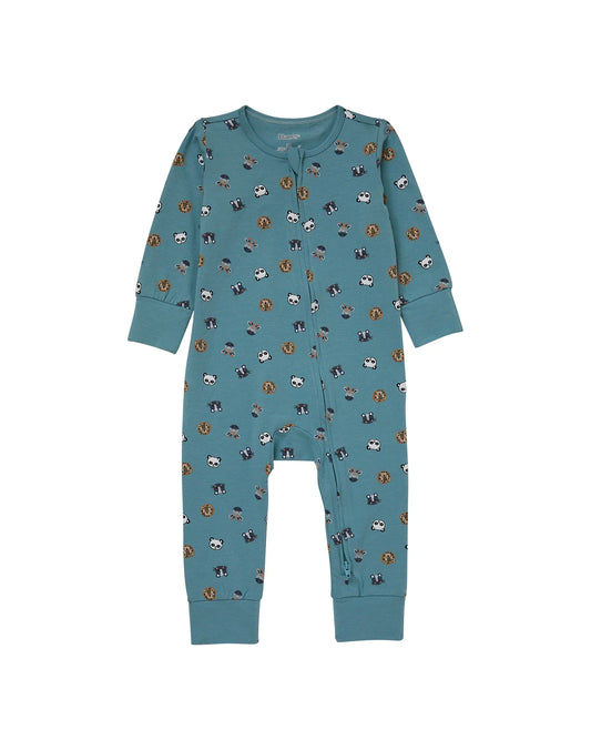 Hanes Pure Comfort Baby Long Sleeve Footless Sleep N' Play, Organic Cotton, Boys &amp; Girls