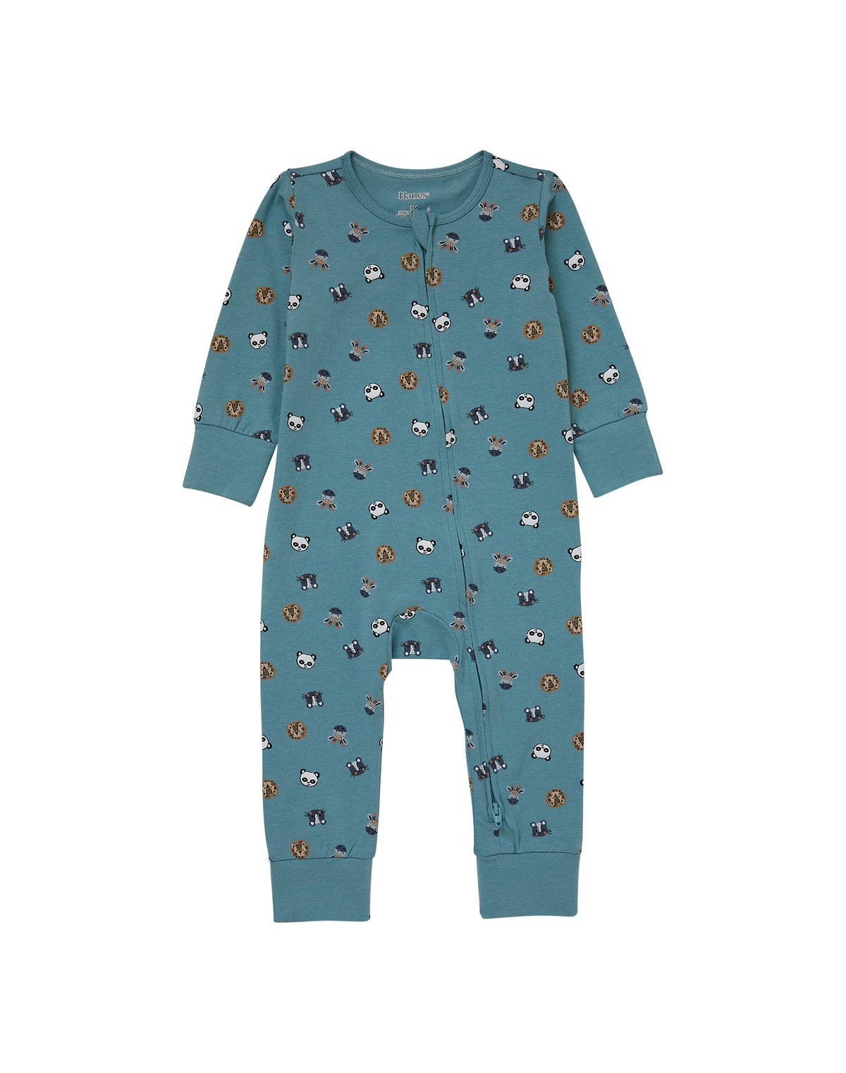 Hanes Pure Comfort Baby Long Sleeve Footless Sleep N' Play, Organic Cotton, Boys &amp; Girls