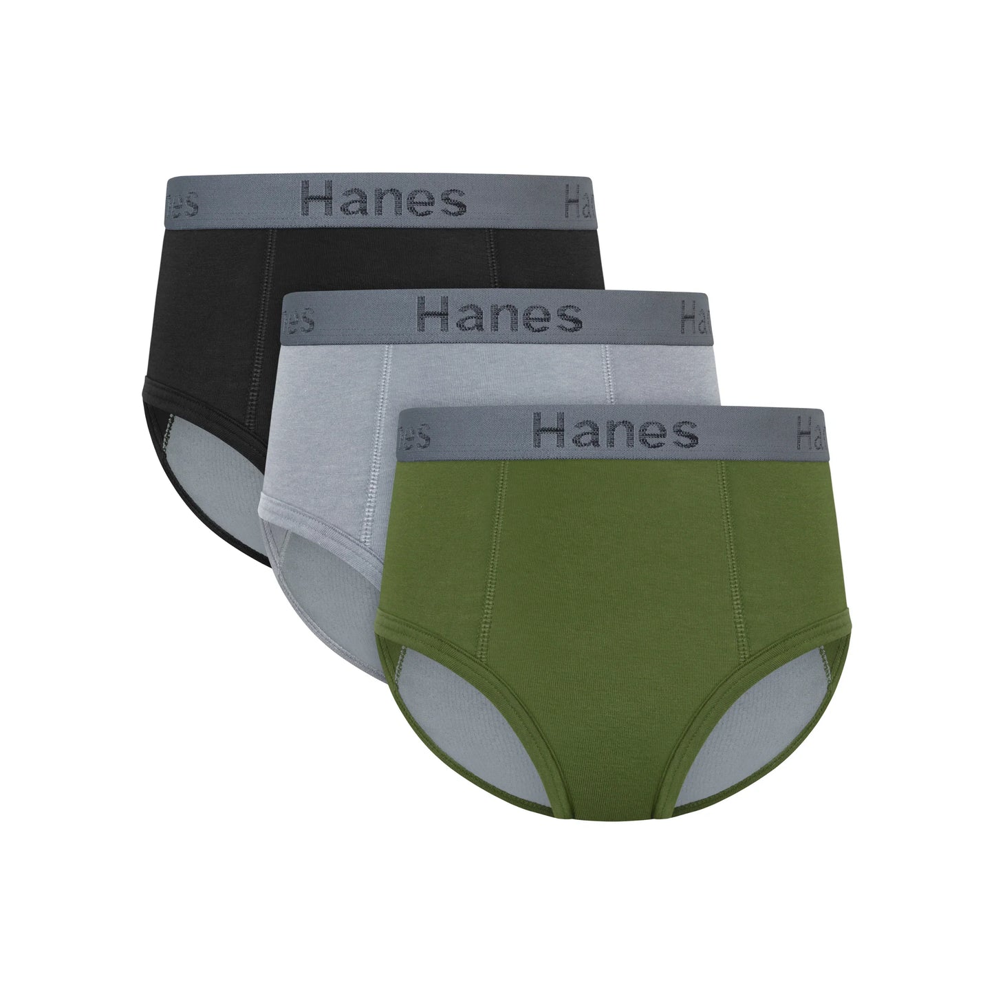 Hanes Confident Nights Boys' Brief, 3-Pack, Lined Boys' Nighttime Underwear, Comfortable Overnight Underwear for Boys