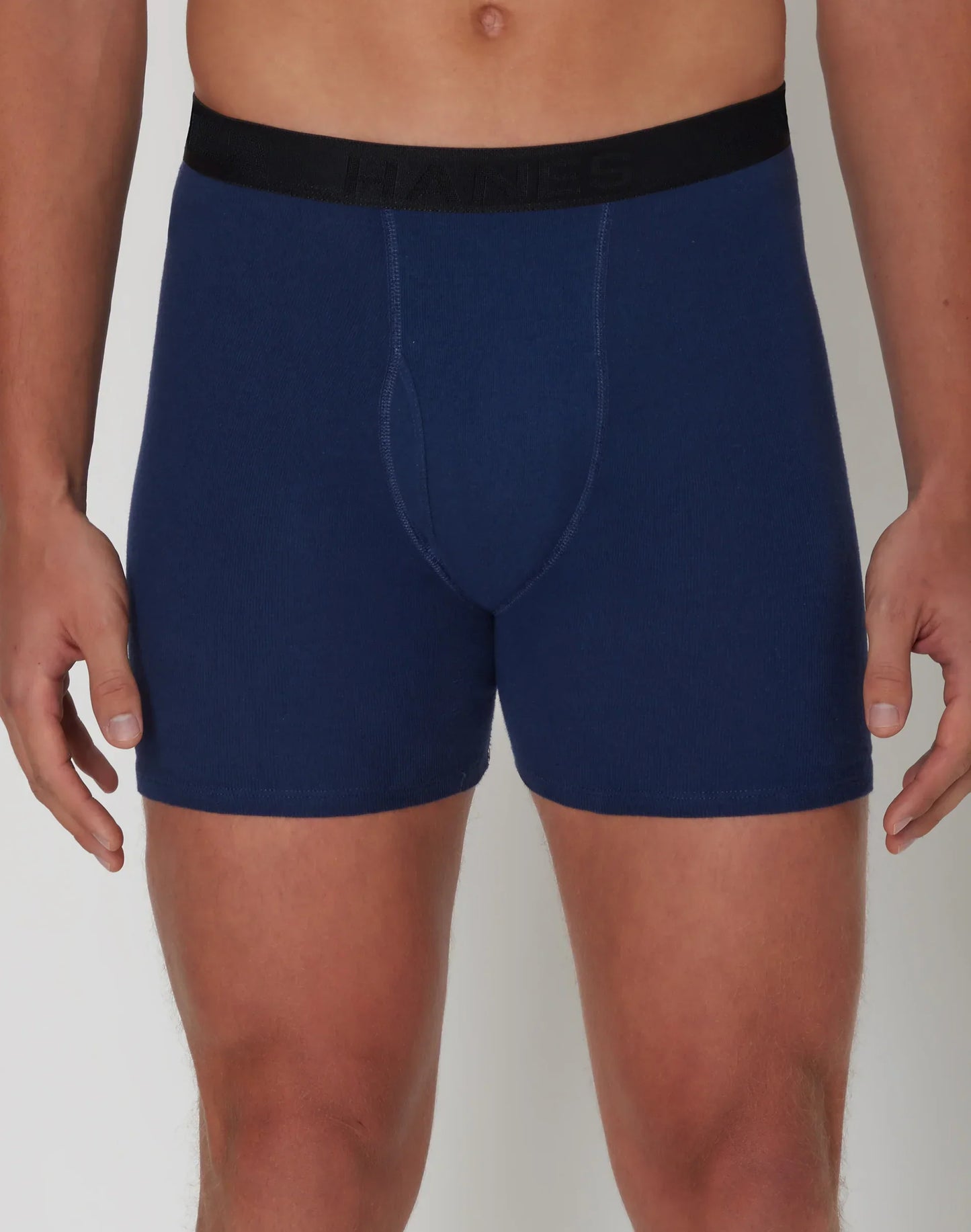 Hanes Ultimate Men&rsquo;s Cotton Boxer Brief Underwear, Comfort Flex Waistband, Assorted, 5-Pack