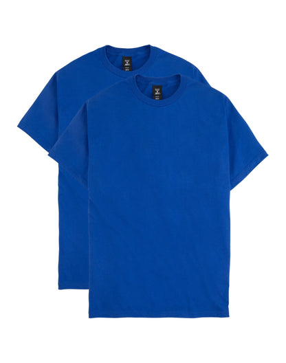 Hanes Beefy-T Men's Heavyweight Cotton T-Shirt, Value 2-Pack (Big &amp; Tall Sizes)