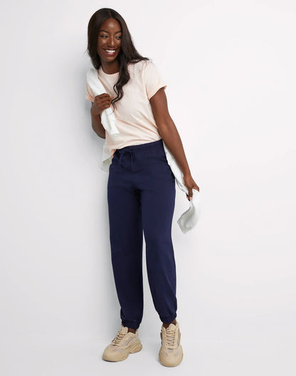 Hanes Essentials Women's Cotton Jersey Joggers, 29"