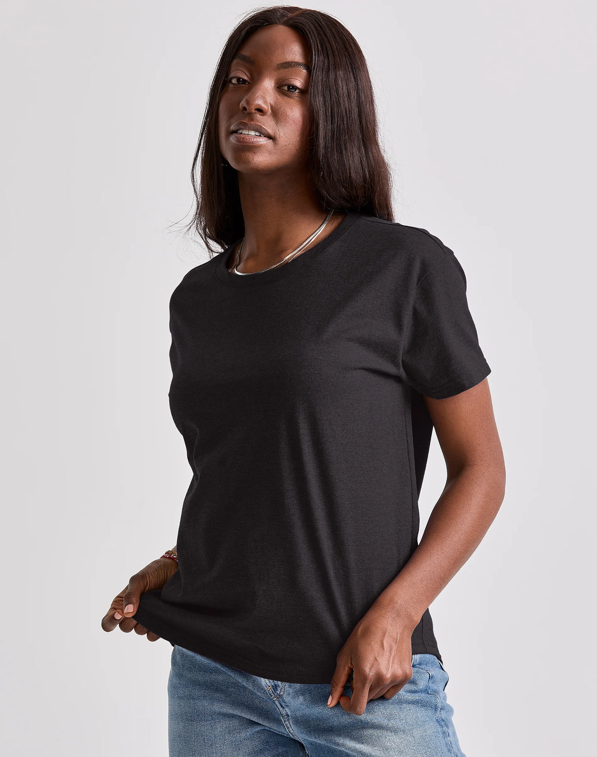 Hanes Originals Women's Tri-Blend T-Shirt, Relaxed Fit