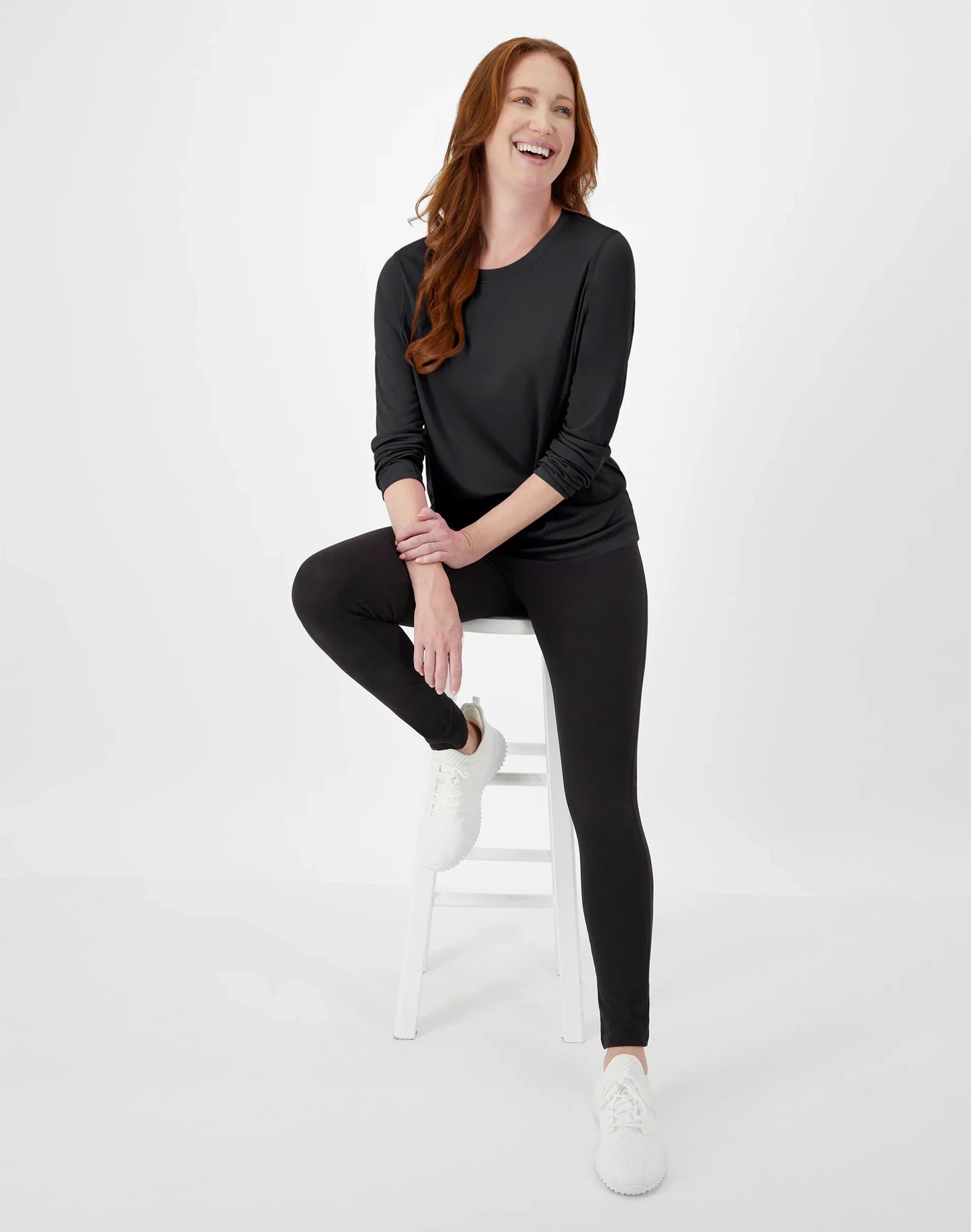 Hanes Sport Cool DRI Women's Performance Long Sleeve T-Shirt, 4-Pack