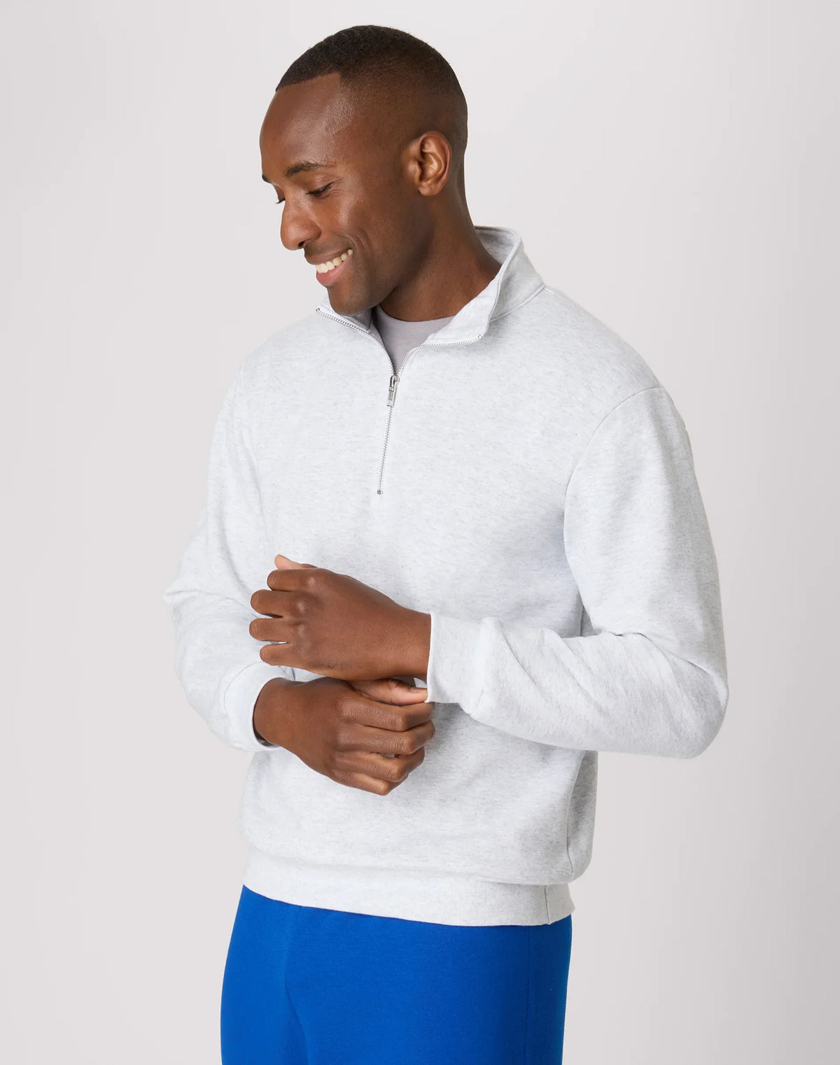 Hanes EcoSmart Men’s Fleece Quarter-Zip Pullover