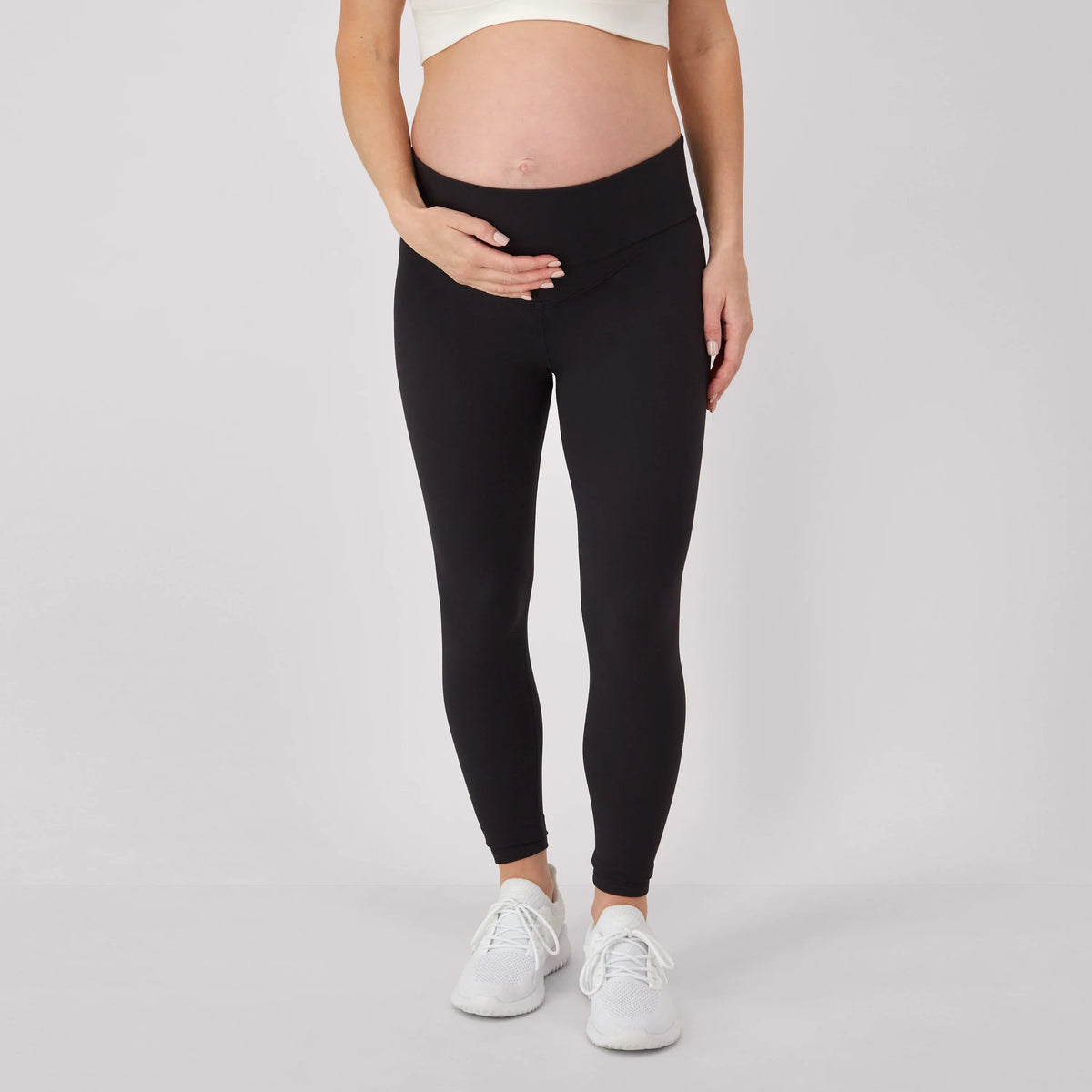 Hanes Maternity Women's Leak Protection 7/8 Leggings, 25" Inseam