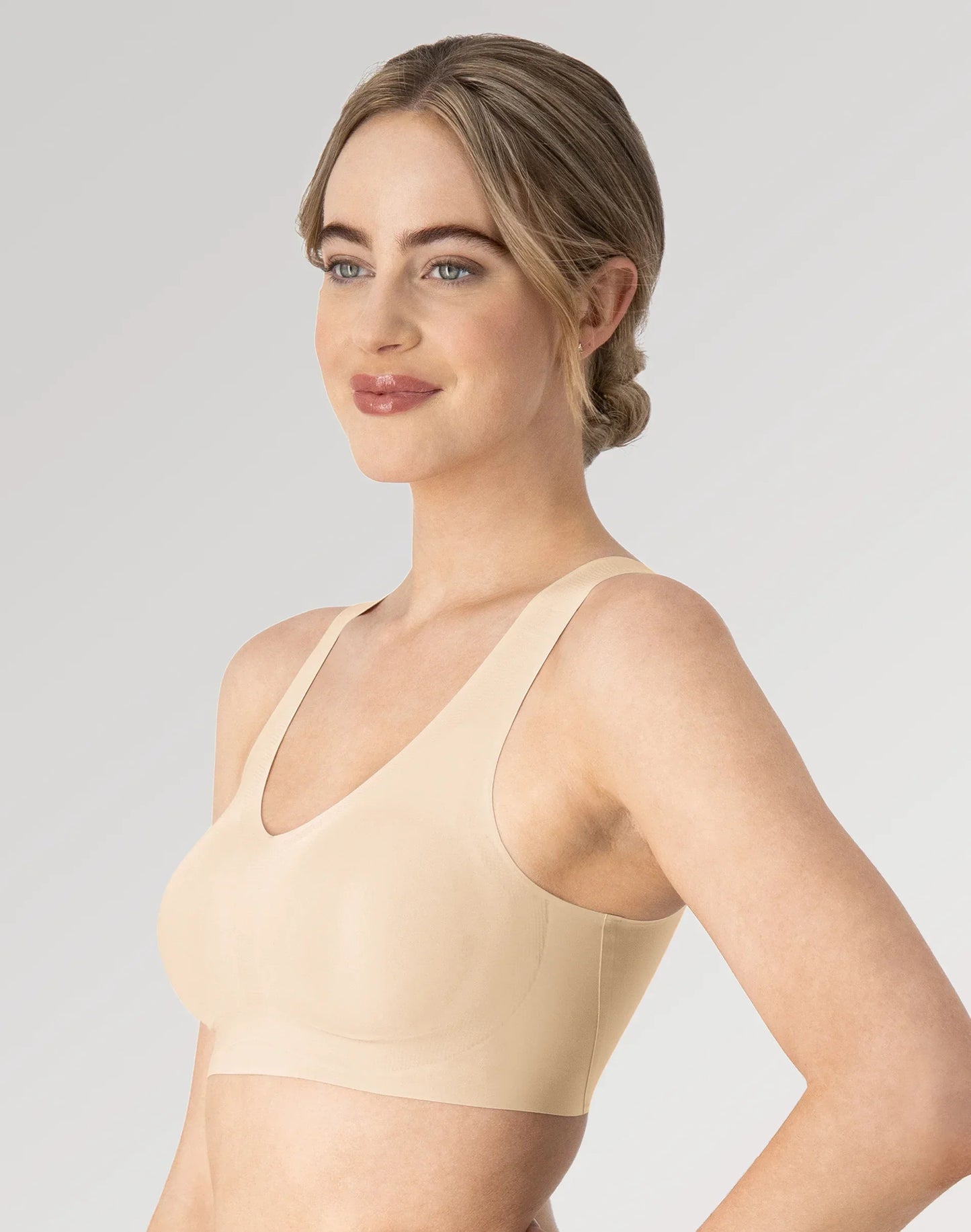 Hanes Women's Invisible Embrace Pullover Bralette, Moisture Wicking