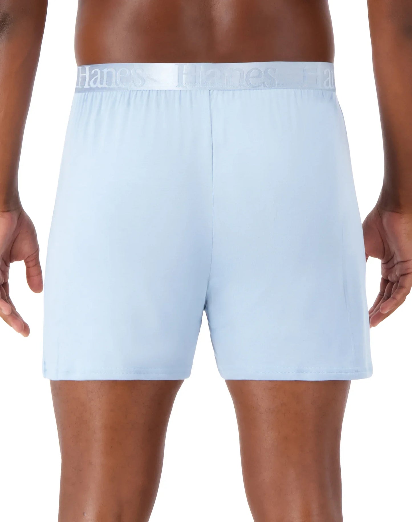 Hanes Originals Ultimate Men's SuperSoft Knit Boxer Underwear, Aqua/Grey/Black, 3-Pack