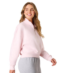 Hanes EcoSmart Women’s Fleece Quarter-Zip Pullover
